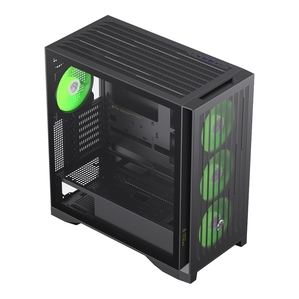 GAMEMAX LEADER 2 BLACK GAMINE CASE