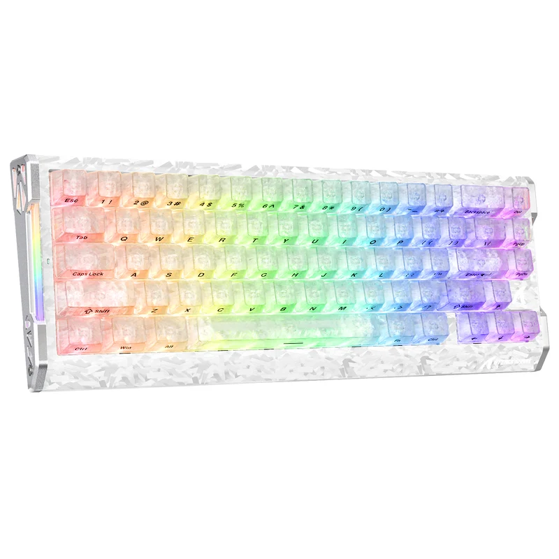 Attack Shark R68HE Carbon Fiber Wired Magnitec Switch  Keyboard -  Ice Ninja