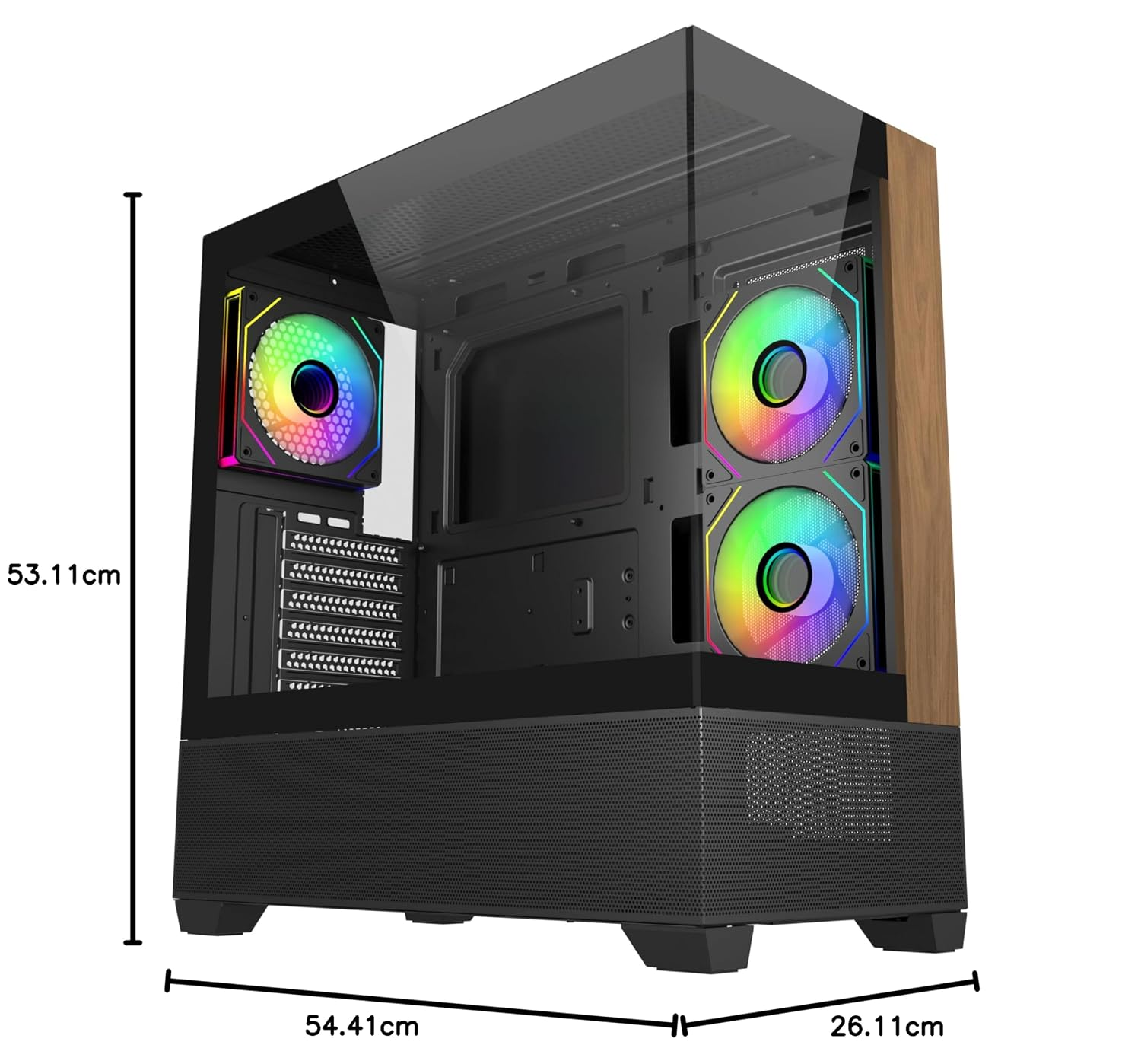 COOLER MASTER ELITE 690 GAMING CASE - BLACK