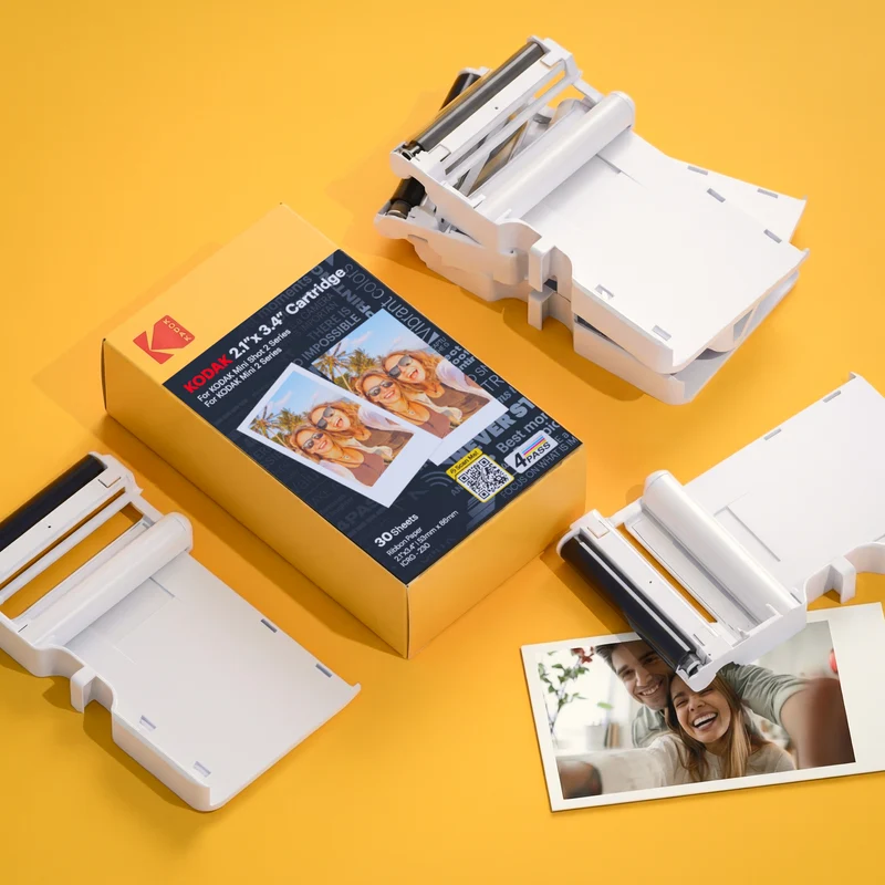 KODAK 4PASS All-in-one 2.1x3.4 Inch Cartridge, 60 Photos (ICRG-260)