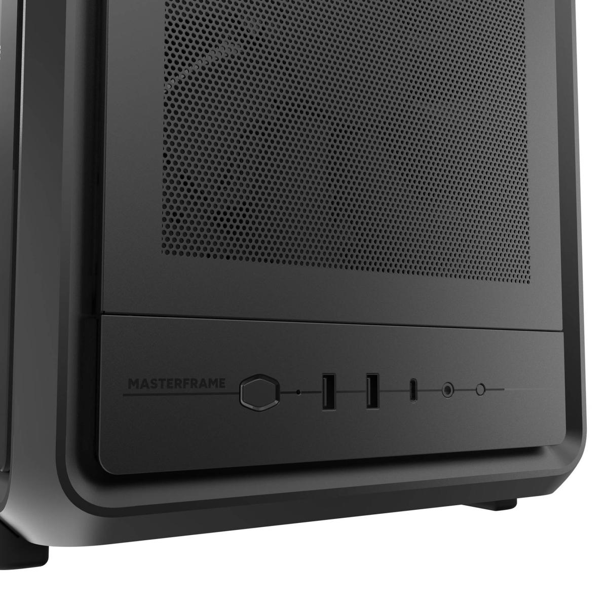 COOLER MASTER MASTER FRAM 500 GAMING CASE - BLACK