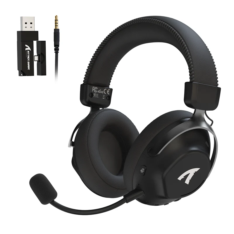 ATTACK SHARK L50 TRI-MODE HEADSET - BLACK