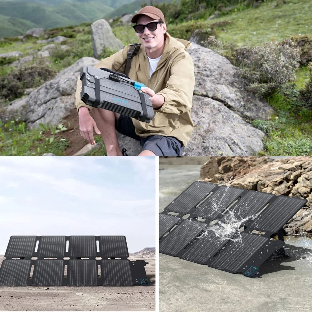 Anker A24352A1 SOLIX PS100X 100w Portable Solar Panel Gray