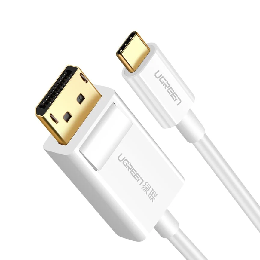 UGREEN MM139 USB Type C to DP Cable 1.5m (White)