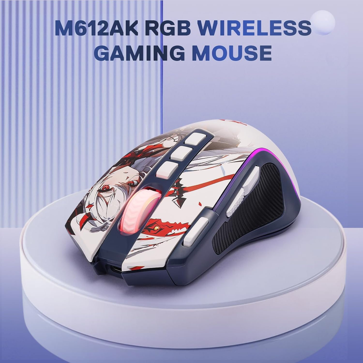 Redragon M612AK PRO RGB Anime  8000 DPI Wired/Wireless Gaming Mouse