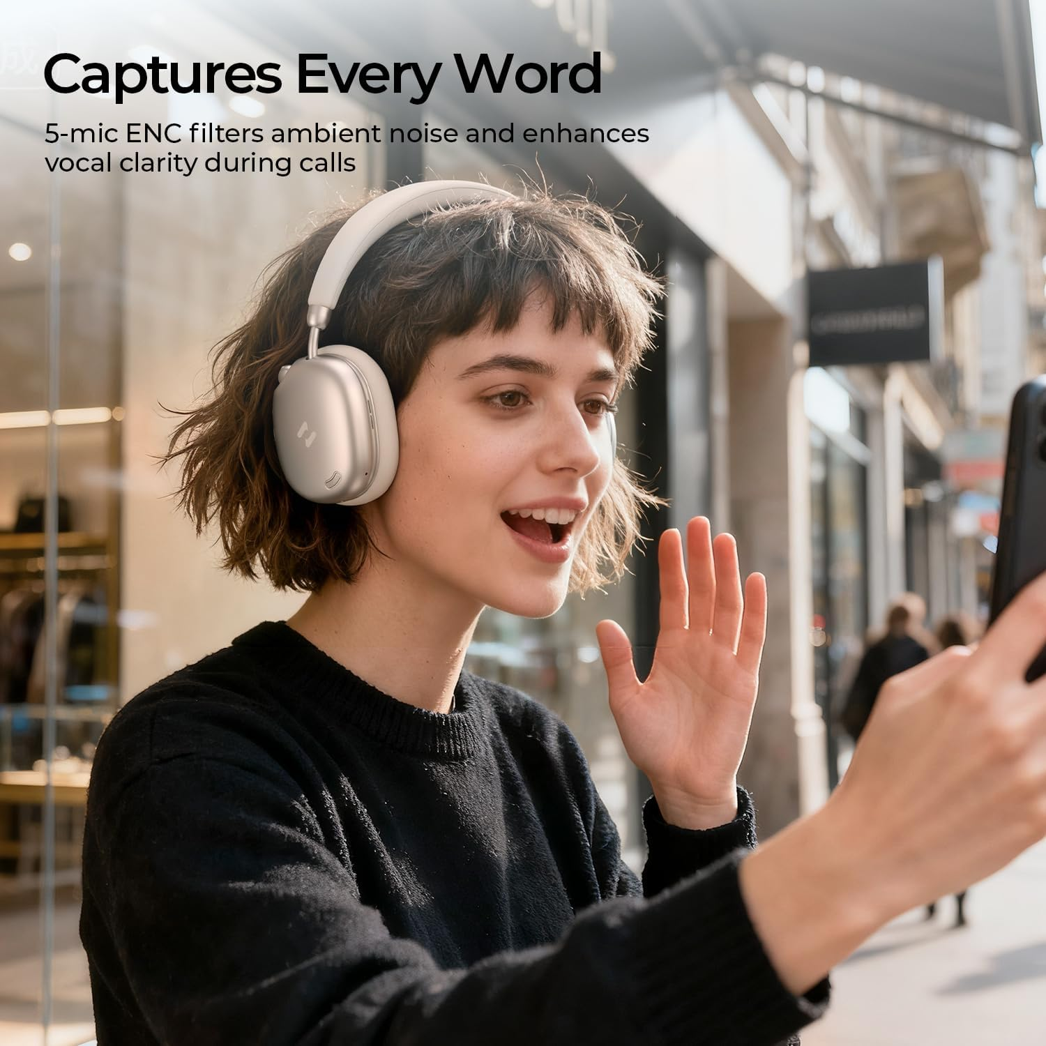 HAVIT H670BT Adaptive Active Noise Cancelling Headphones