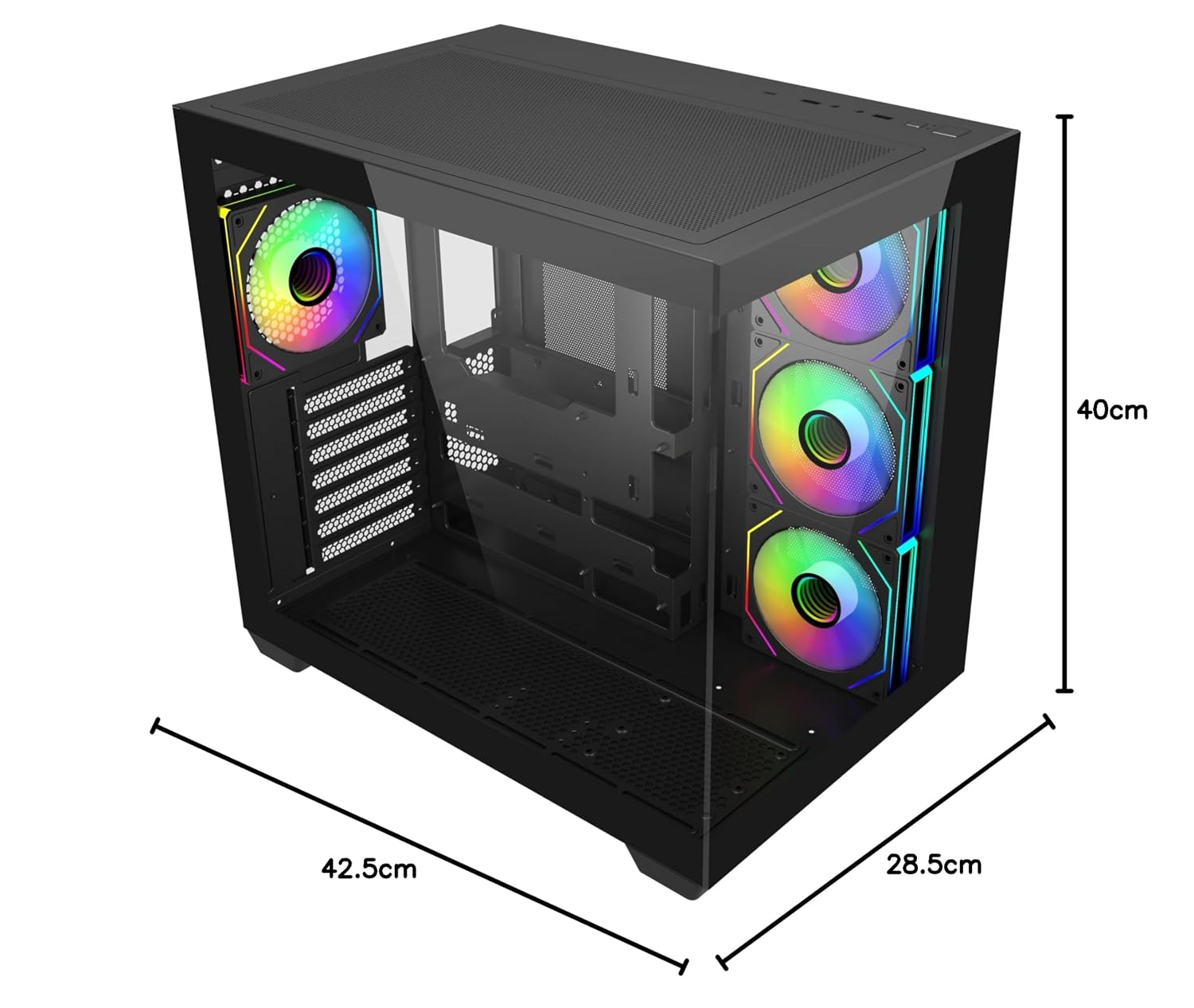 COOLER MASTER ELITE 681 GAMING CASE - BLACK