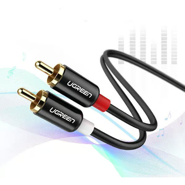 UGREEN 2 RCA Male To 2 RCA Male Audio  Cable