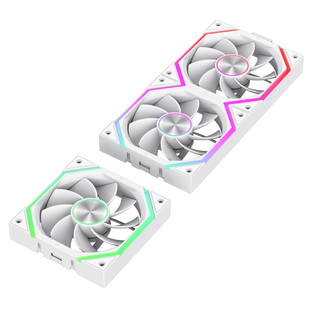 GAMEMAX FN12A-N2-WL-RW Reversible Blade Cooling Fan