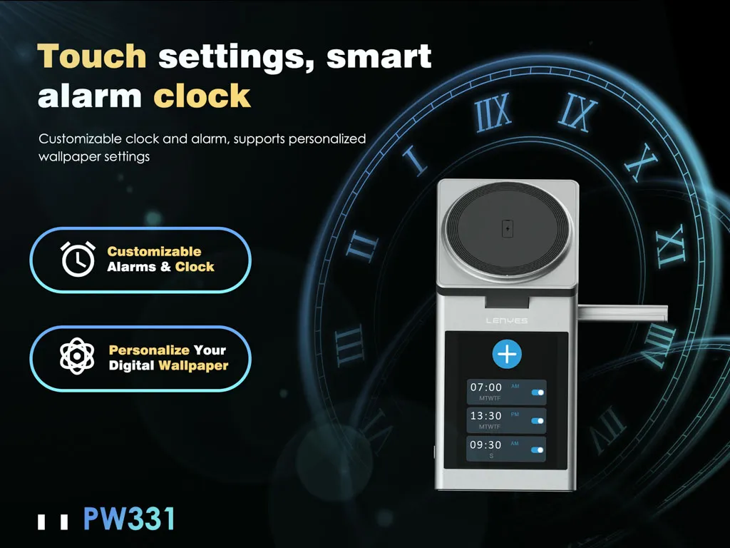 LENYES PW331 3IN1 DIGITAL SCREEN WIRELESS CHARGER