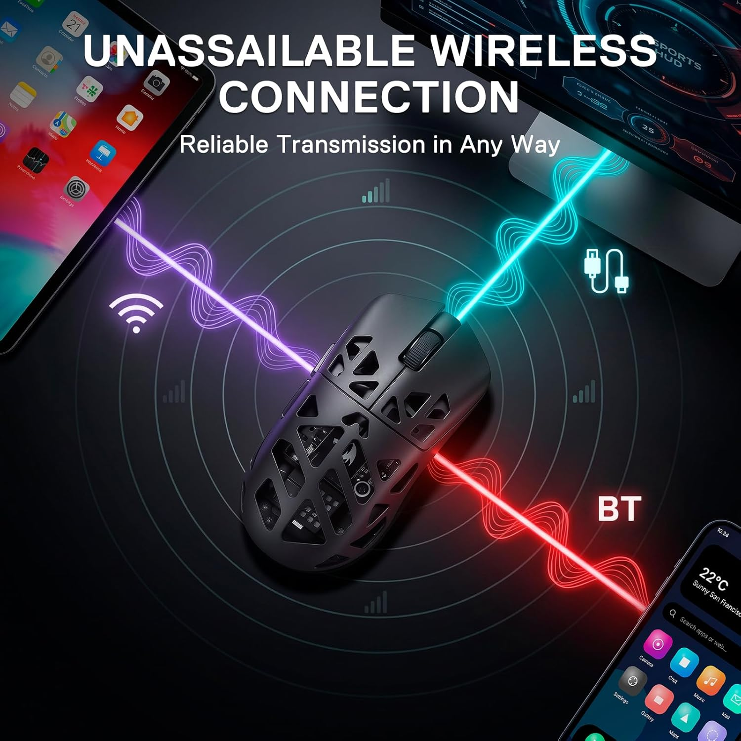 REDRAGON M997-ULT PRISM ULTRA WIRELESS GAMING MOUSE