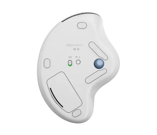 Logitech ERGO M575S Wireless Trackball Mouse – White
