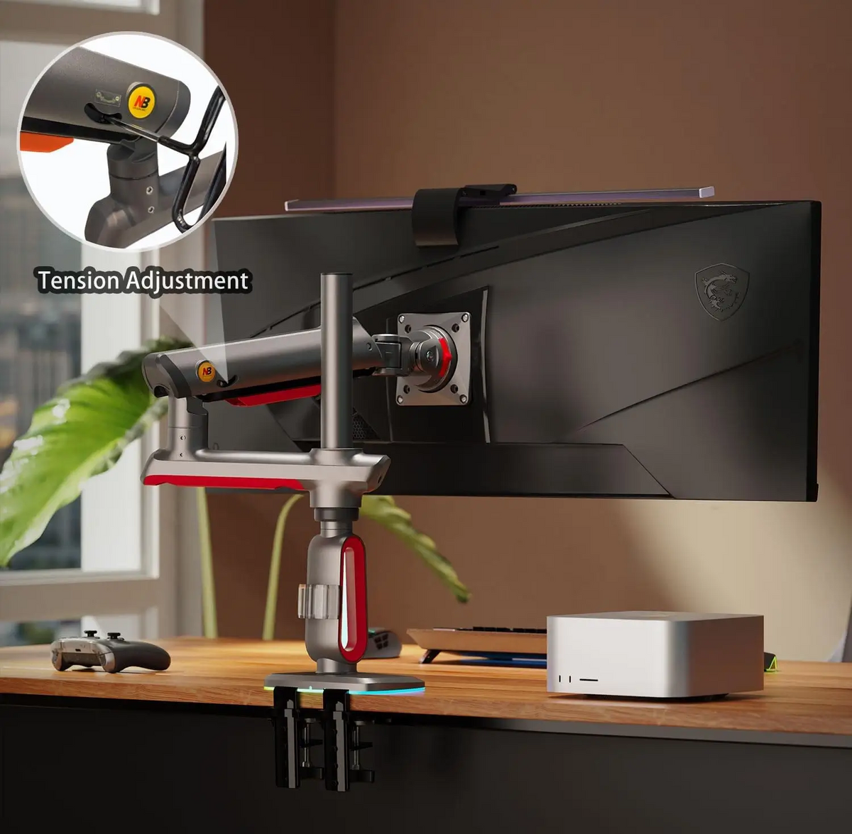 NB NORTH BAYOU L70 ERGONOMIC Monitor Arm for Screen up to 60 inches