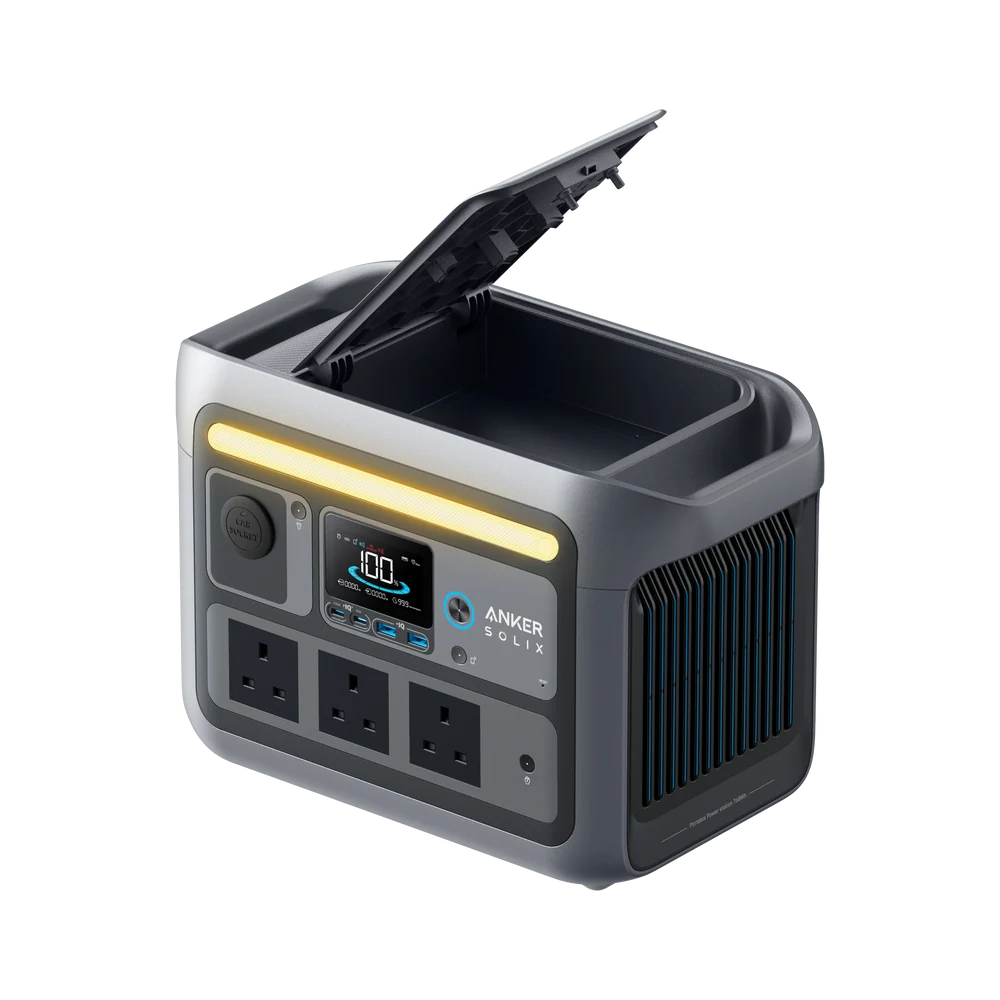 Anker A1755211 SOLIX C800X 768Wh 1200W Power Station Black