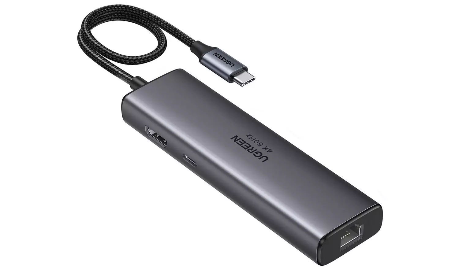 UGREEN 6-in-1 USB-C To HDMI+2*USB-A 3.2 +1*USB 3.2 C+RJ45+PD Power Converter UGREEN 6-in-1 USB-C To HDMI+2*USB-A 3.2 +1*USB 3.2 C+RJ45+PD Power Converter