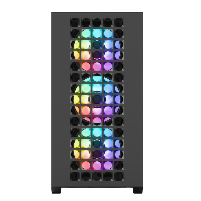 AeroCool D302A ARGB Stylish Mesh mATX Mini Tower Gaming Case (Black)