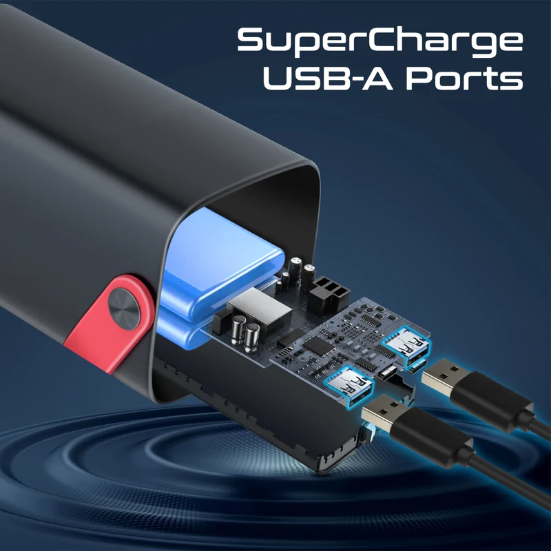 Promate POWERMINE-80PRO 80000mAh 80W Quick Charging Power Bank