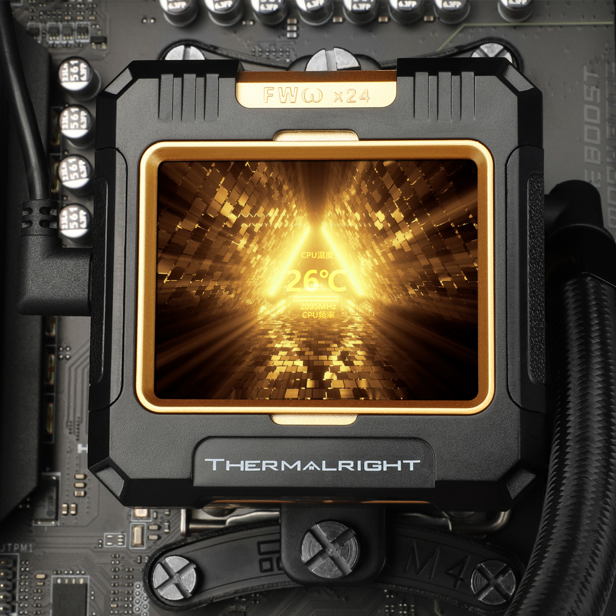 Thermalright Frozen WARFRAME 420 AIO Black ARGB LIQUED CPU COOLER