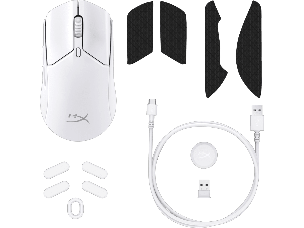 HyperX Pulsefire Haste 2 Wireless Gaming Mouse - White