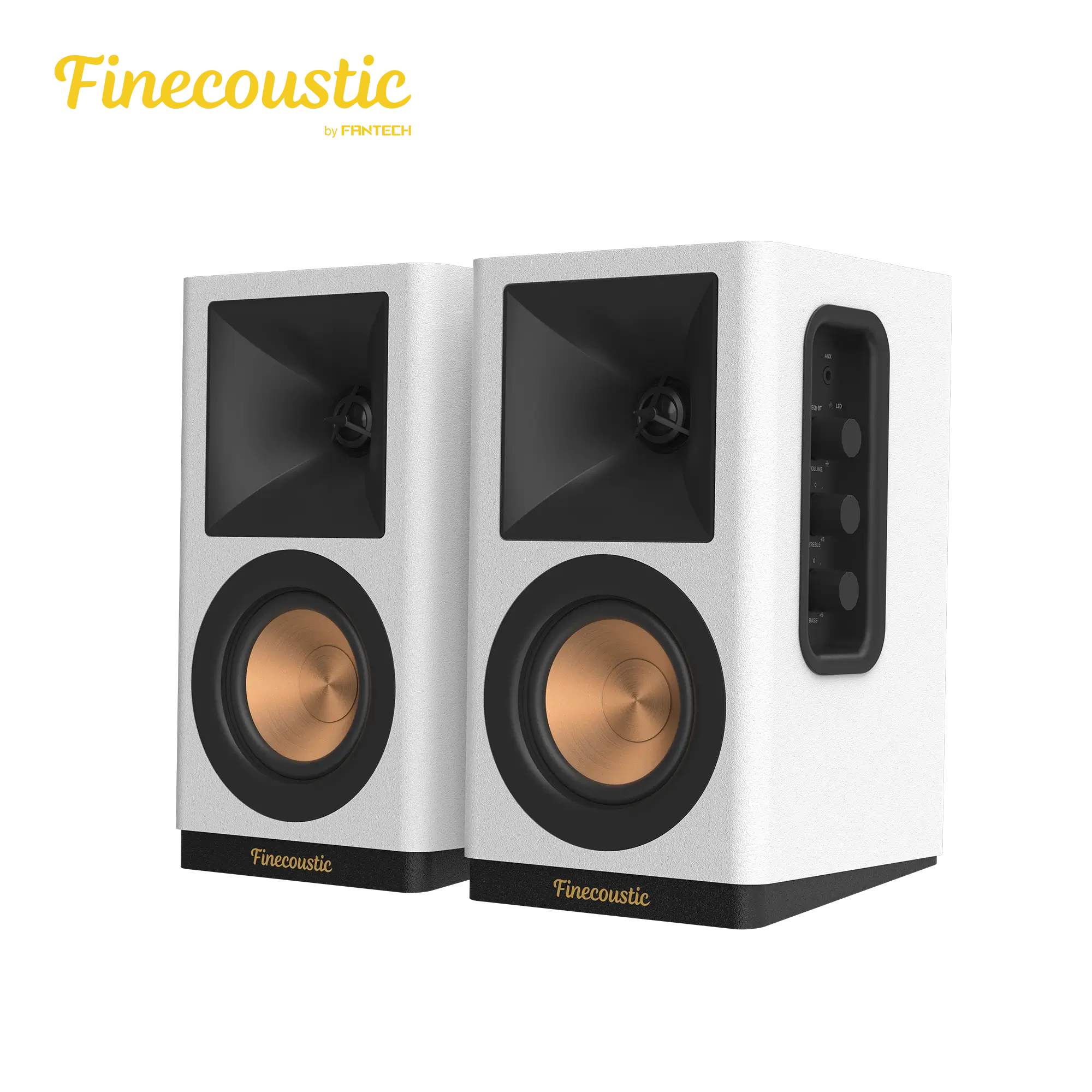 FANTECH FINECOUSTIC HAKO STUDIO 302 Bookshelf Speaker – White