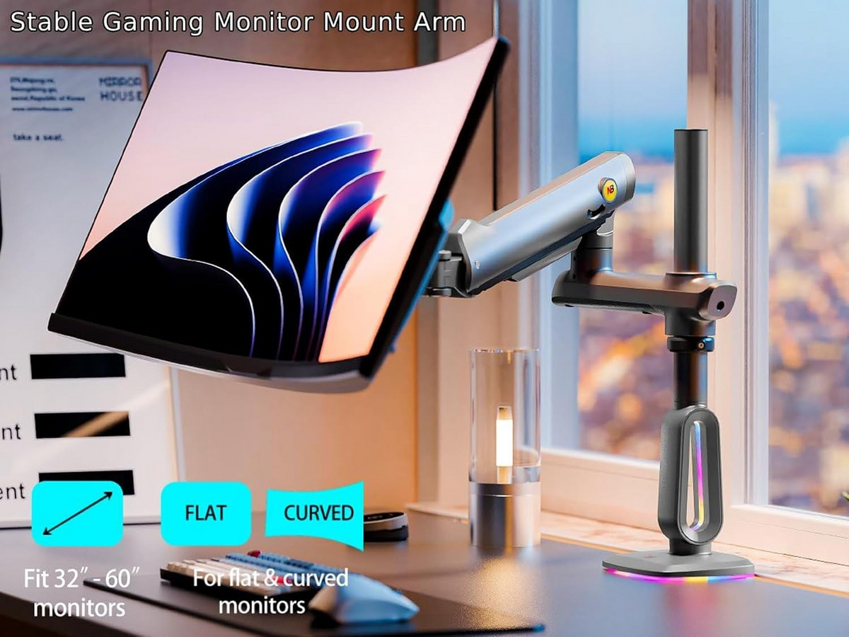NB NORTH BAYOU F7 ERGONOMIC Monitor Arm for Screen up to 60 inches