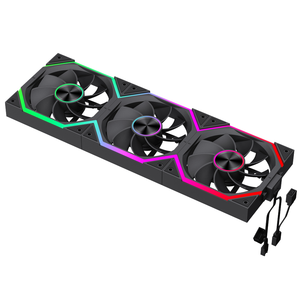 GAMEMAX FN12A-N2-WL-R Reversible Blade Cooling Fan