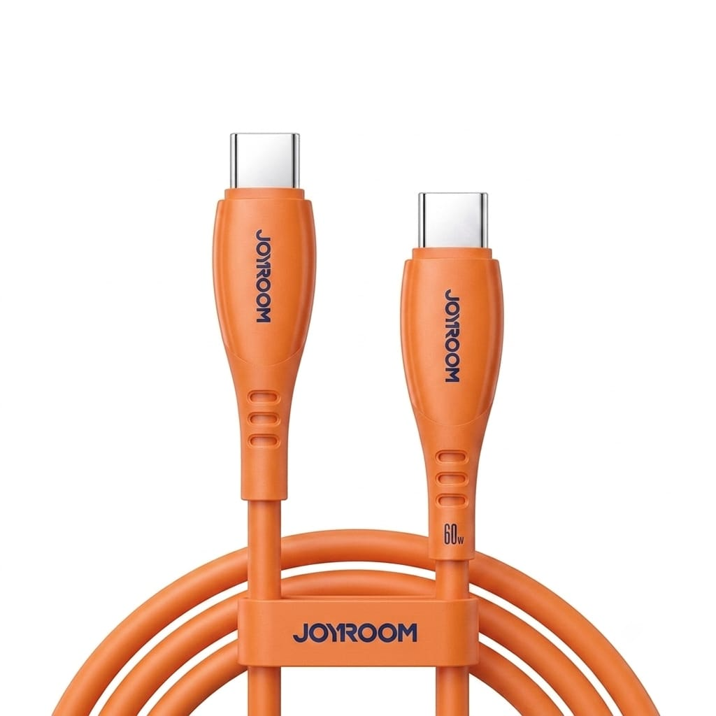 JOYROOM S-A59 Vibrant Series 60W Fast Charging Data Cable (Type-C to Type-C) - WHITE