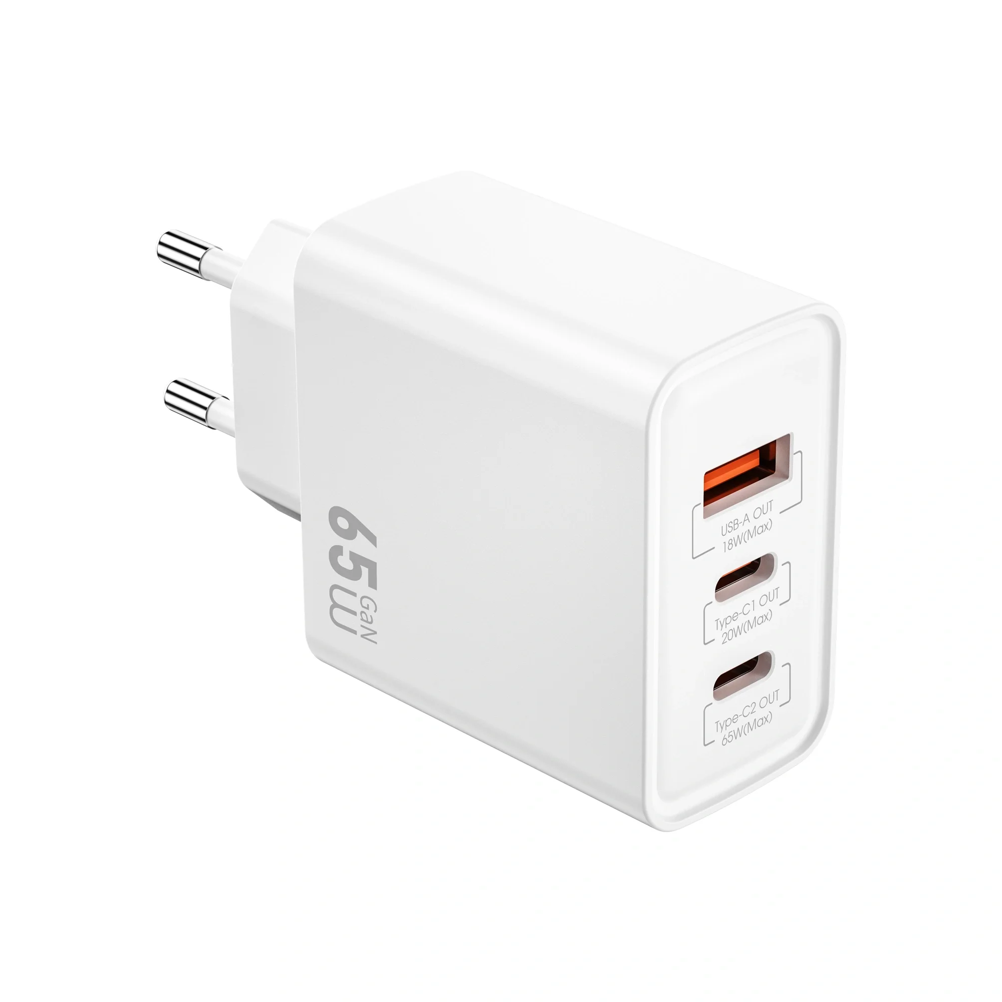 WIWU Wi-G005 EU 65W Essen GaN Fast Charger 1A+2C