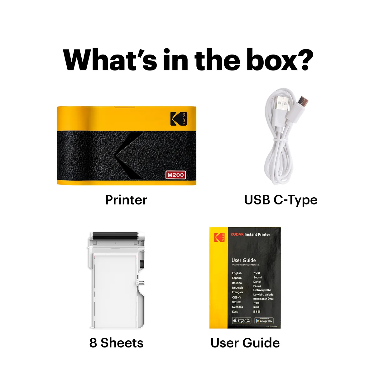 KODAK Mini 2 Era 2.1x3.4 Inch M200 Printer