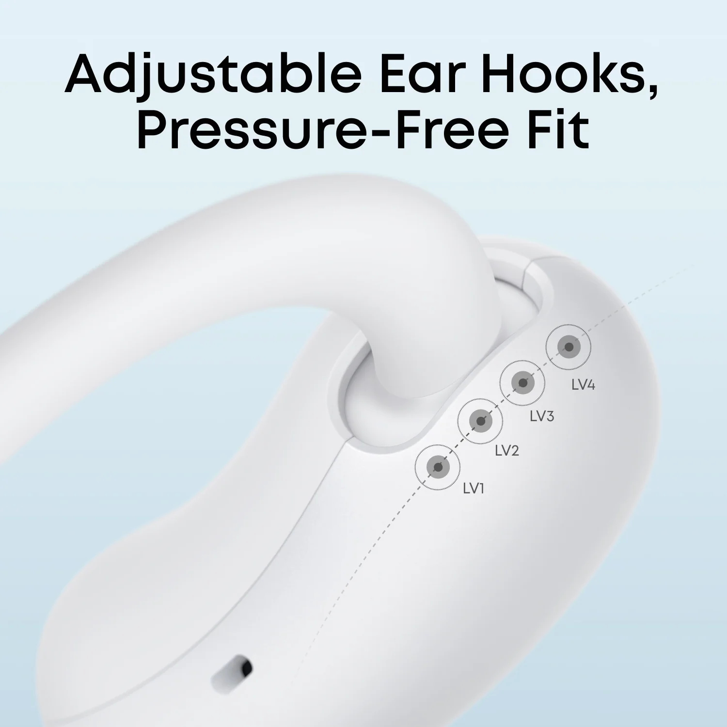 Anker Soundcore AeroFit 2 Headphones, Earbuds White