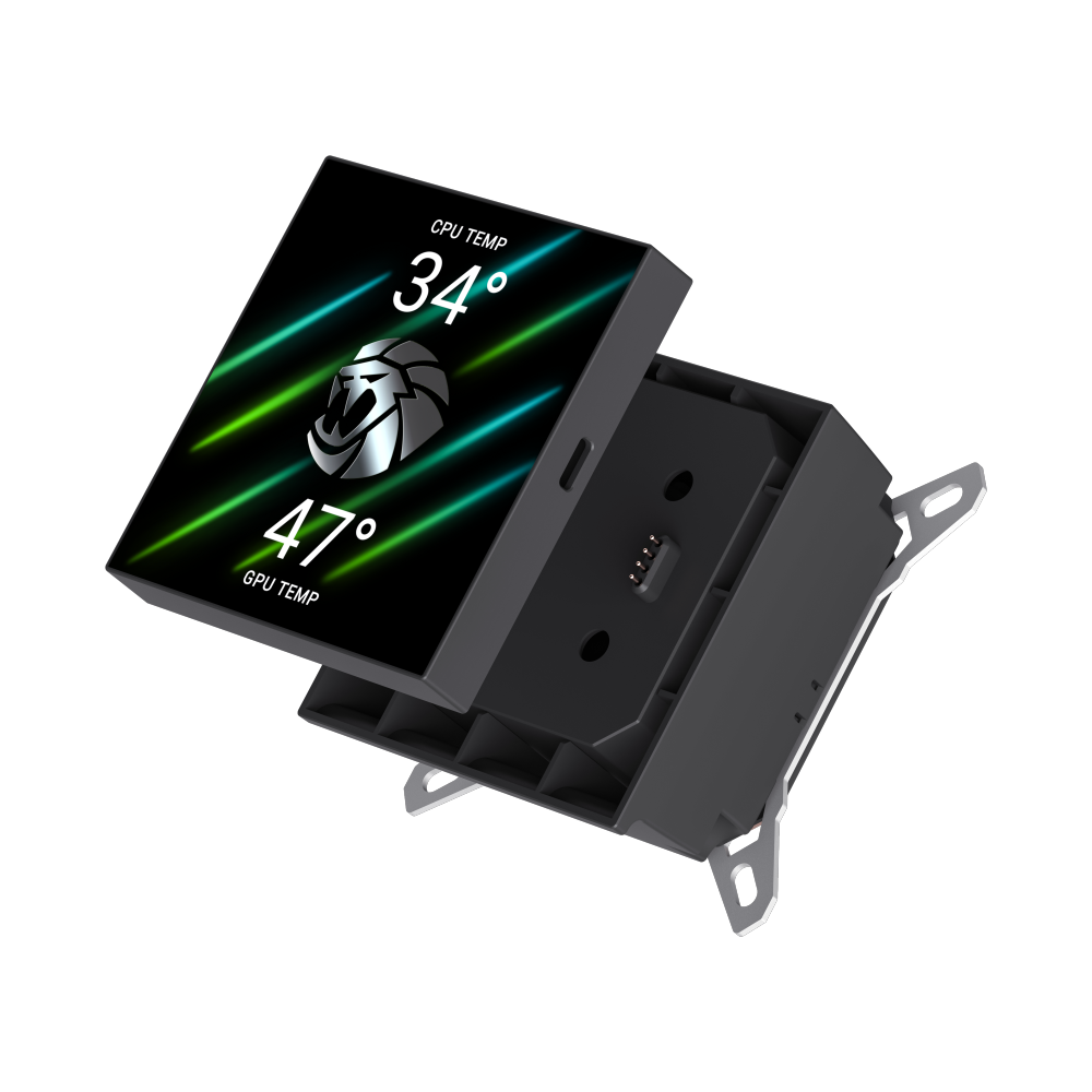 GAMEMAX HAILSTORM 360 LCD BLACK LIQUID COOLING