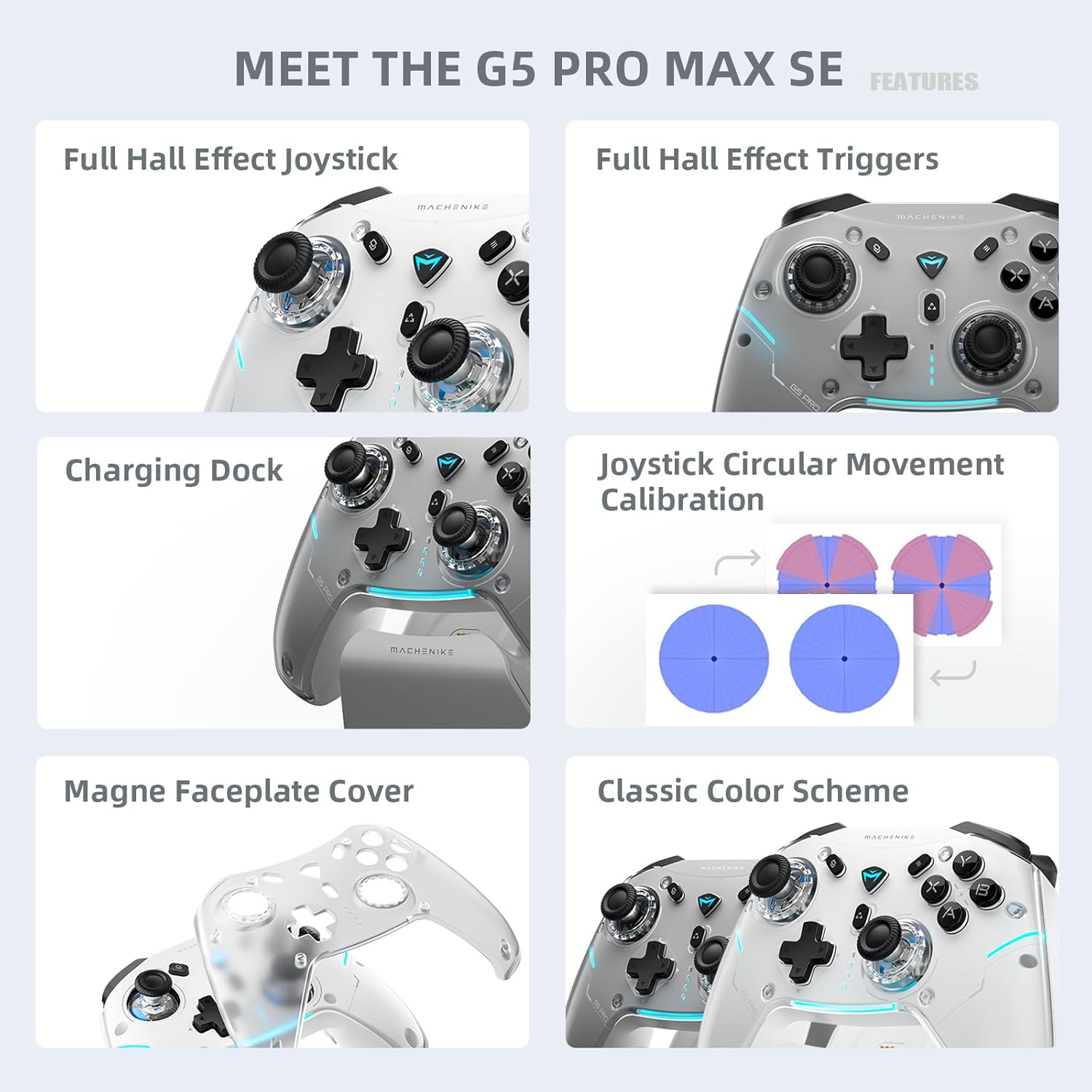Machenike G5PRO Max SE 1000HZ Wireless Gaming Controller – iGeek Machenike G5PRO Max SE 1000HZ Wireless Gaming Controller – iGeek