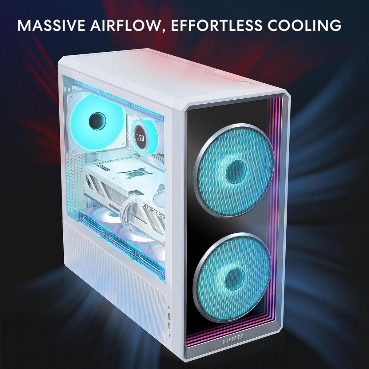 LIAN LI LANCOOL 217 INF CASE - (BLACK-WHITE)