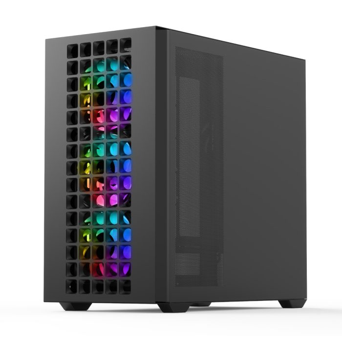 AeroCool D302A ARGB Stylish Mesh mATX Mini Tower Gaming Case (Black)