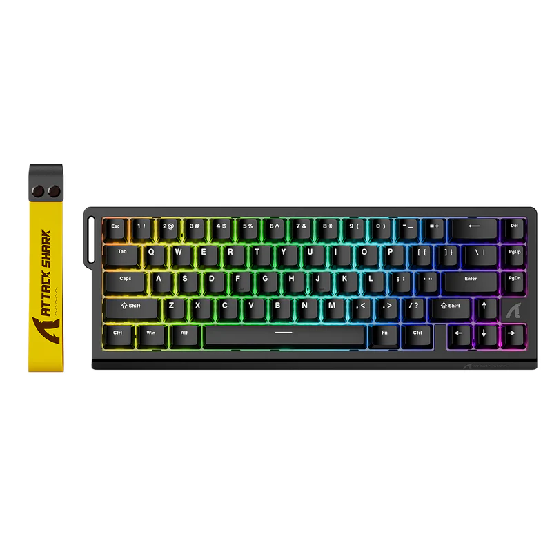 ATTACK SHARK X68 HE MAGNITC SWITCH KEYBORAD BLACK ATTACK SHARK X68 HE MAGNITC SWITCH KEYBORAD BLACK