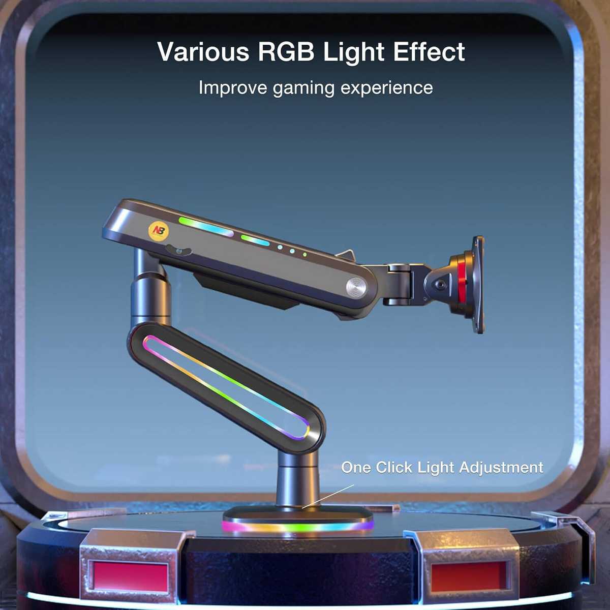 NB NORTH BAYOU F6 ERGONOMIC Monitor Arm for Screen up to 60 inches