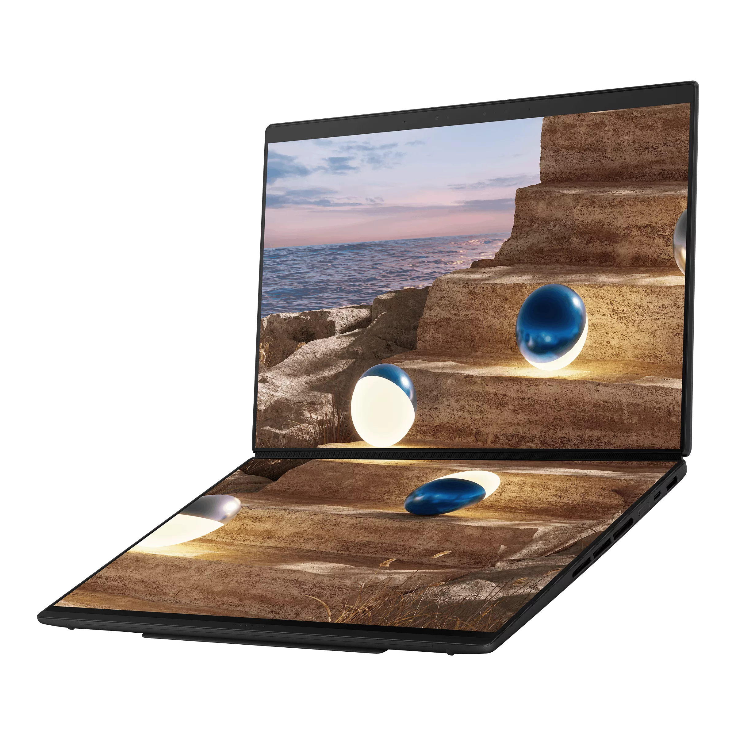 ASUS Zenbook Duo (UX8407AA-SN099W) – Intel Core Ultra 9 386H , 32GB LPDDR5X, 2TB , 14
