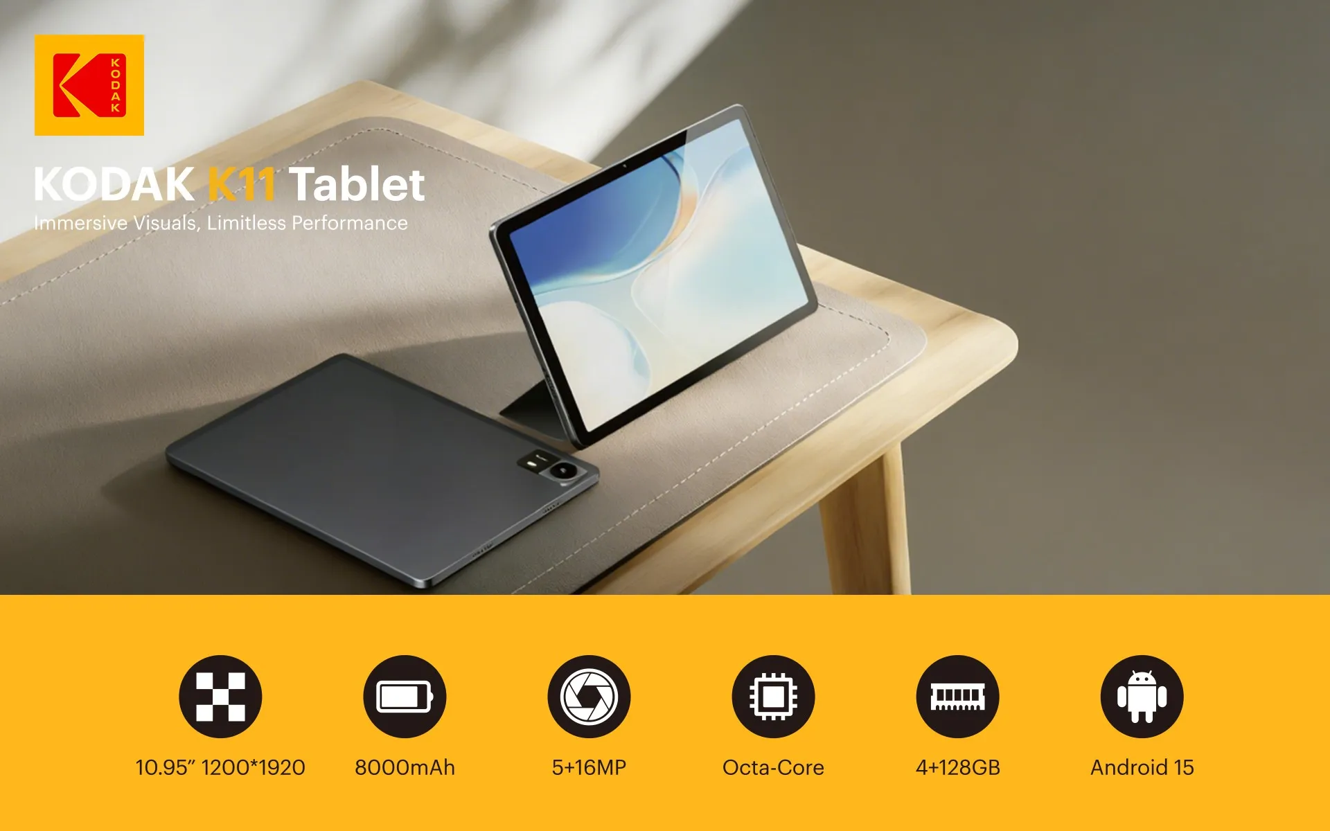 KODAK TAB K11 4GB RAM 128GB TABLET