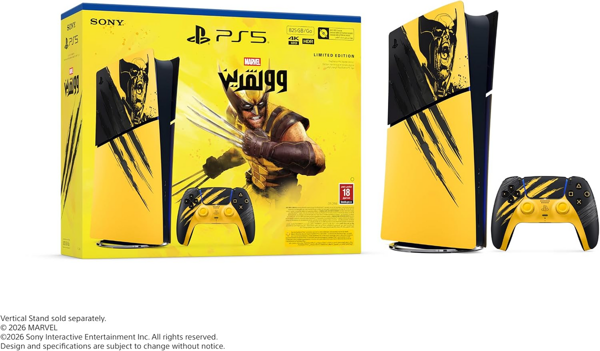 PlayStation 5 Digital Edition – Marvel’s Wolverine Battle Yellow Limited Edition Bundle / Pre Order