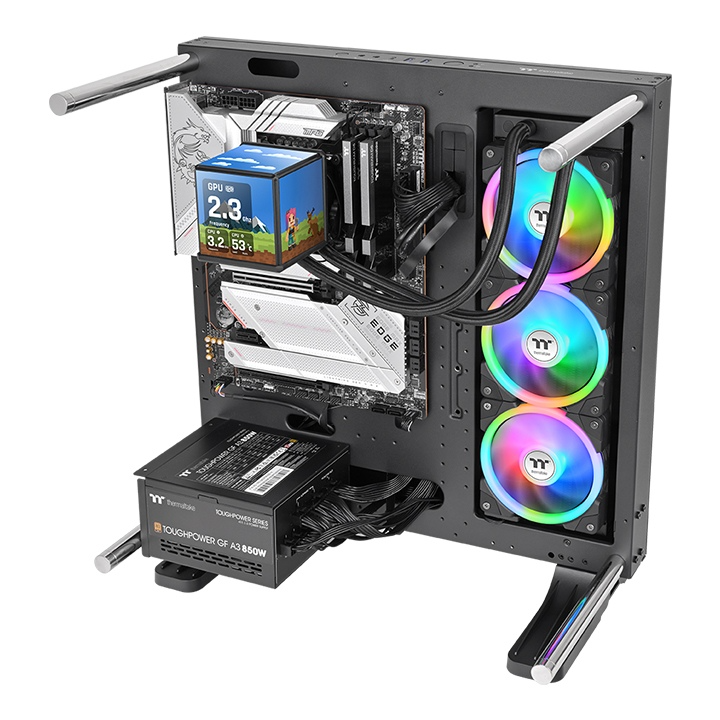 THERMALTAKE MINECUBE 360 ULTRA CPU WATER COOLING LCD - BLACK