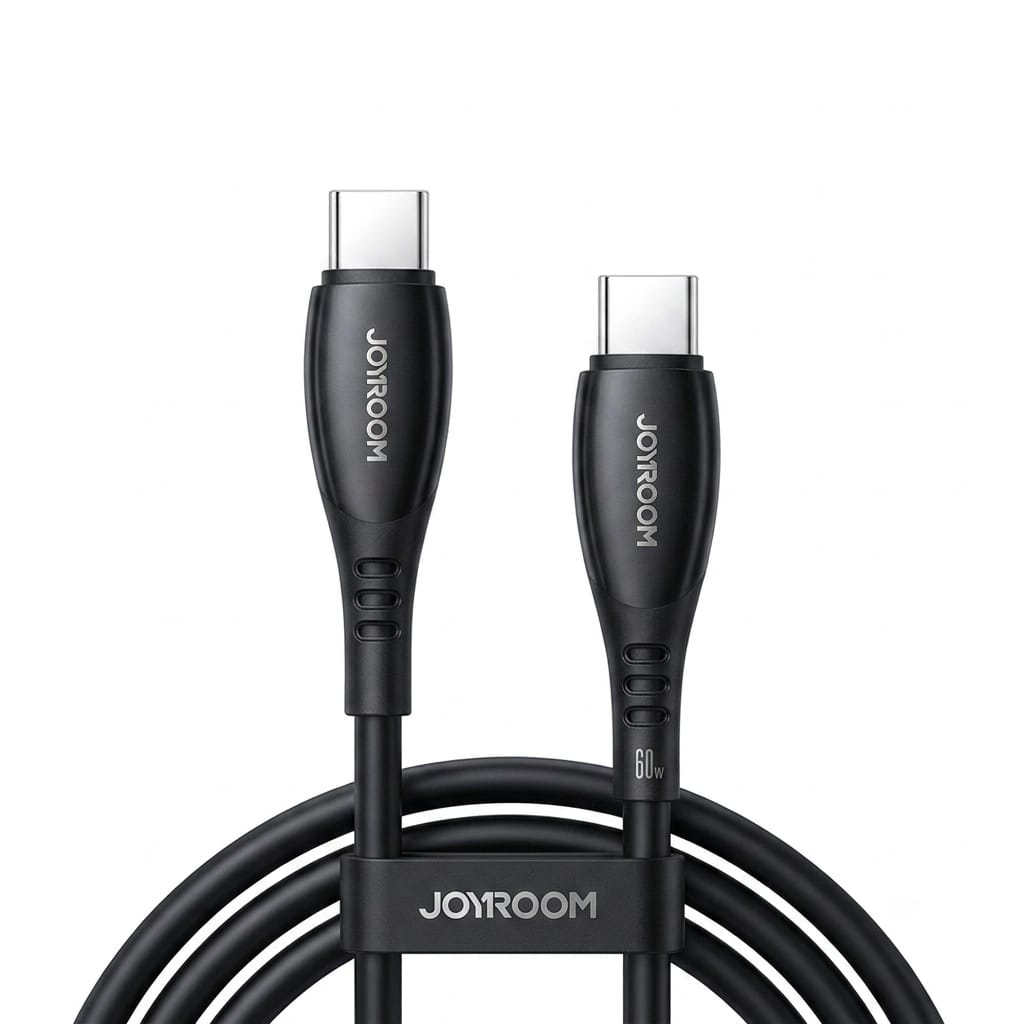 JOYROOM S-A59 Vibrant Series 60W Fast Charging Data Cable (Type-C to Type-C) - WHITE