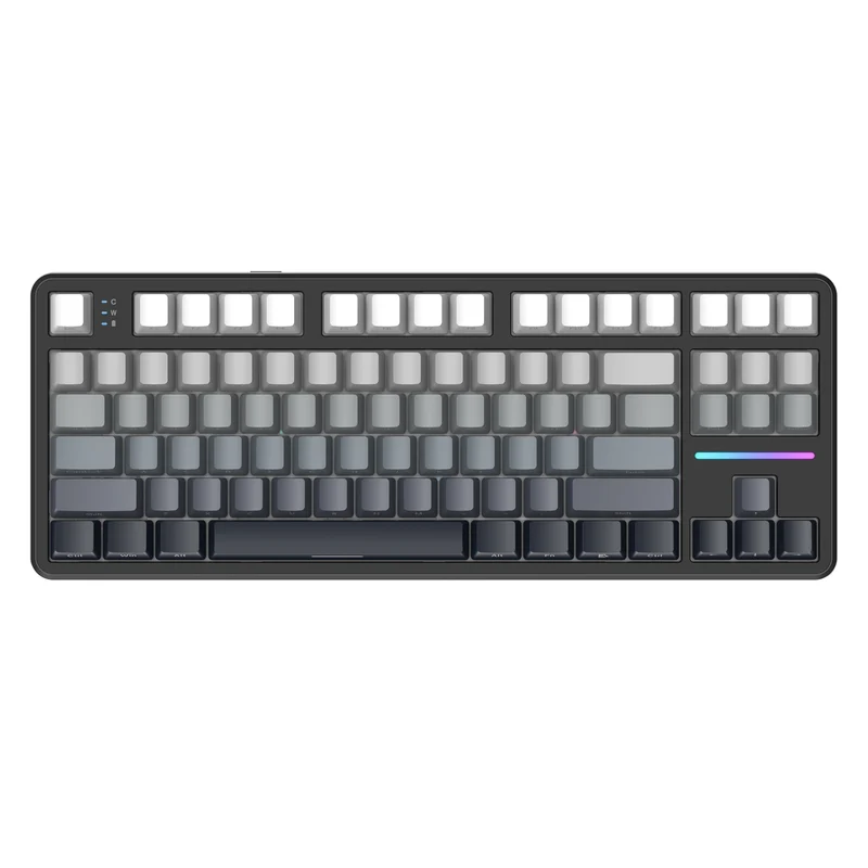 ATTACK SHARK X87 RGB Wireless Keyboard – Strawberry Linear Switch | Moonlit Night ATTACK SHARK X87 RGB Wireless Keyboard – Strawberry Linear Switch | Moonlit Night