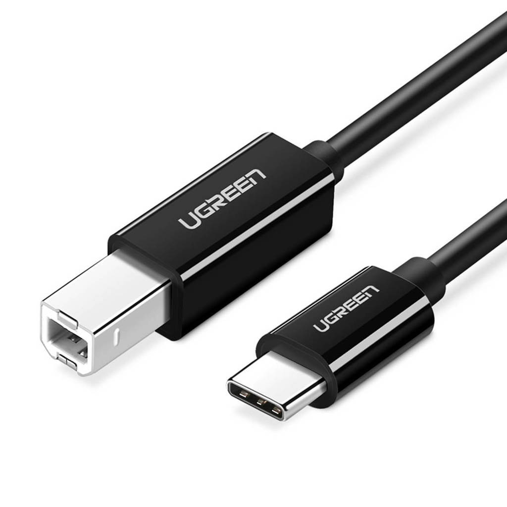 UGREEN USB-C to USB-B 2.0 Printer Cable 2m (Black) UGREEN USB-C to USB-B 2.0 Printer Cable 2m (Black)
