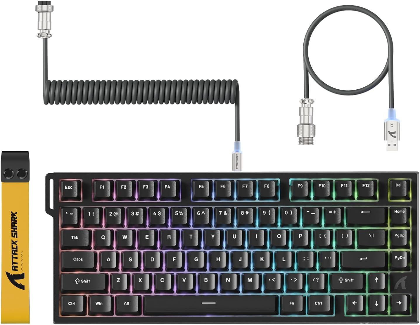 ATTACK SHARK R82 HE WIRD MAGNITC SWITCH KEYBORAD BLACK