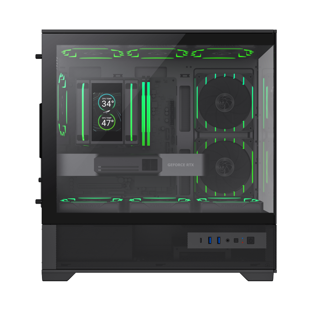 GAMEMAX C56 VC BLACK GAMING CASE