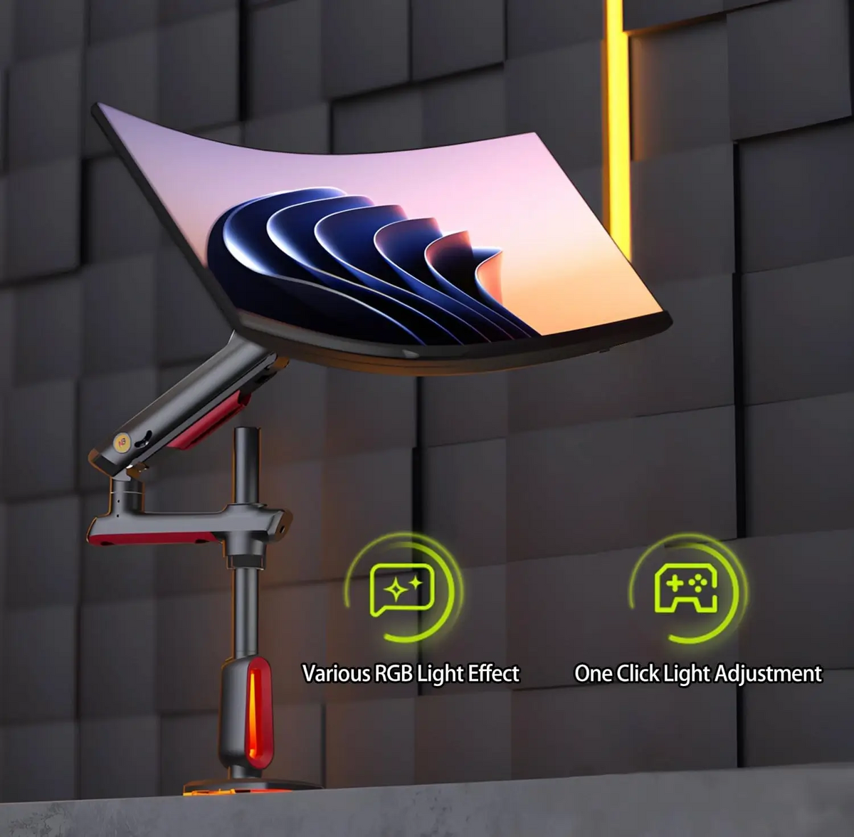 NB NORTH BAYOU L70 ERGONOMIC Monitor Arm for Screen up to 60 inches