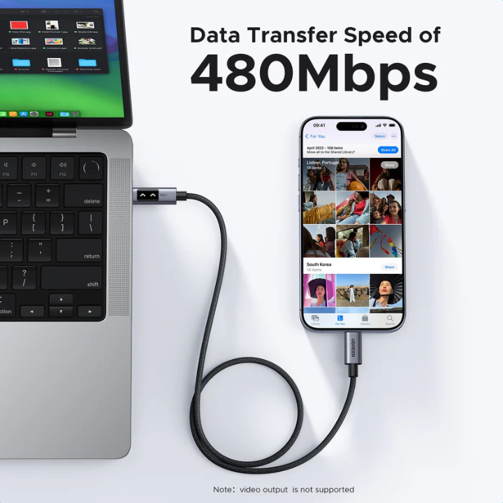 UGREEN L509 Uno USB-C to USB-C PD Fast Charging Cable 5A Max