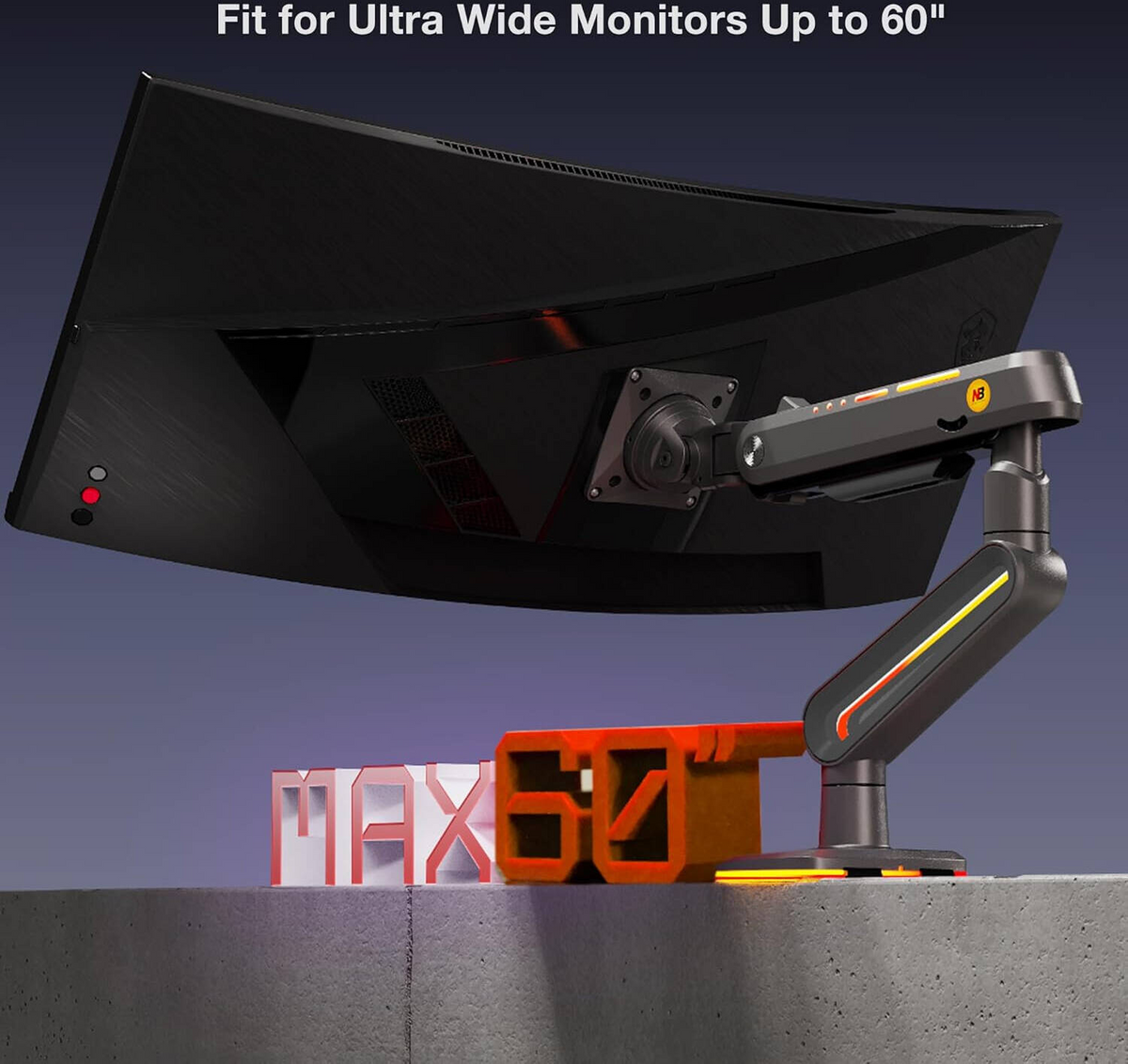 NB NORTH BAYOU F6 ERGONOMIC Monitor Arm for Screen up to 60 inches