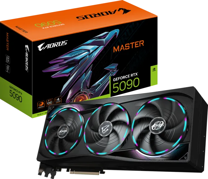 Gigabyte AORUS GeForce RTX™ 5090 MASTER 32G - Graphics Card Gigabyte AORUS GeForce RTX™ 5090 MASTER 32G - Graphics Card