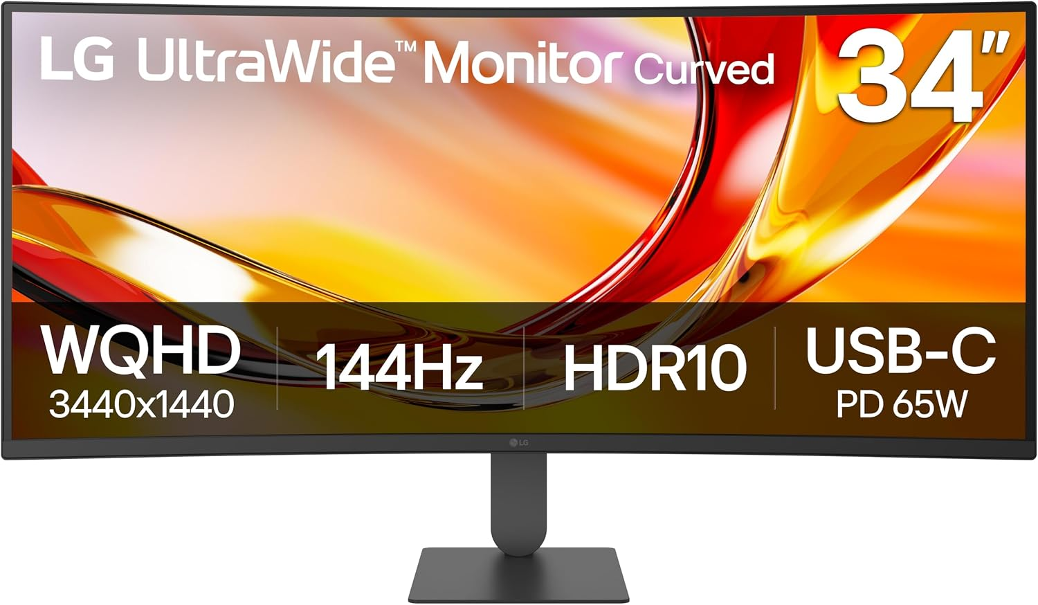 LG 34'' 34U640B-B ULTRAWIDE WQHD CURVED 144Hz MONITOR